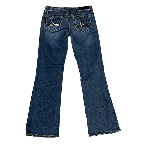 Seven7 Contrast Stitching Boot Cut Jeans - Picture 5 of 9